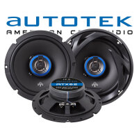 Lautsprecher Boxen Autotek ATX-62 | 2-Wege 16,5cm Koax Lautsprecher 16,5cm Auto Einbauzubehör - Einbauset passend für VW Caddy 9KV Front - justSOUND