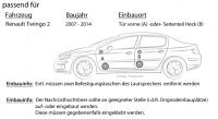Lautsprecher Boxen Focal ISU130 | 13cm 2-Wege Auto Einbauzubehör - Einbauset passend für Renault Twingo 2 Front Heck - justSOUND