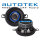 Lautsprecher Boxen Autotek ATX-32 | 2-Wege 8,7cm Koax Lautsprecher 87mm Auto Einbauzubehör - Einbauset passend für Fiat Punto 1 176 Front - justSOUND