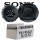 Sony XS-FB1730 - 17cm 3-Wege Lautsprecher Boxen - Einbauset passend für VW Passat 3C CC B6 B7 Heck - justSOUND