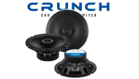 VW Golf 4 - Lautsprecher Boxen Crunch GTS62 - 16,5cm 2-Wege Koax GTS 62 Auto Einbauzubehör - Einbauset