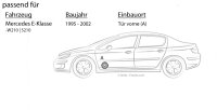 E-Klasse W210 Front - Lautsprecher Boxen Pioneer TS-A1670F - 16 cm 3-Weg Koaxiallautsprecher  Auto Einbausatz - Einbauset passend für Mercedes E-Klasse JUST SOUND best choice for caraudio