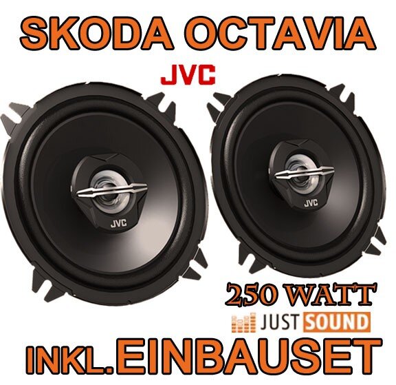 JVC CS-J520 - 13cm Koaxe für Skoda Octavia 1 Limosine Lautsprecher hinten - justSOUND