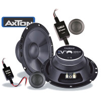 Lautsprecher Boxen Axton AE652C | 16,5cm 2-Wege Auto Einbauzubehör - Einbauset passend für Smart ForTwo 451 Front - justSOUND