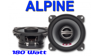 Alpine SPG-10C2 - 10cm Koax-System - Einbauset passend für Peugeot 206 CC Heck - justSOUND