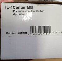Rainbow IL-4Center MB | Mercedes Centerlautsprecher | 231259