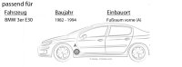 Lautsprecher Boxen ESX HZ52 HORIZON - 13cm Koax Auto Einbausatz - Einbauset passend für BMW 3er E30 - justSOUND