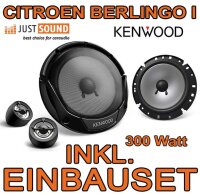 Citroen Berlingo I - Lautsprecher - Kenwood KFC-E170P - 16,5cm Einbauset