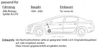 Lautsprecher Boxen Crunch GTS5.2C - 13cm 2-Wege System GTS 5.2C Auto Einbauzubehör - Einbauset passend für Alfa Romeo Spider + GTV - justSOUND