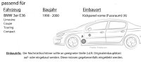 Lautsprecher Boxen Crunch GTS5.2C - 13cm 2-Wege System GTS 5.2C Auto Einbauzubehör - Einbauset passend für BMW 3er E36 Front - justSOUND
