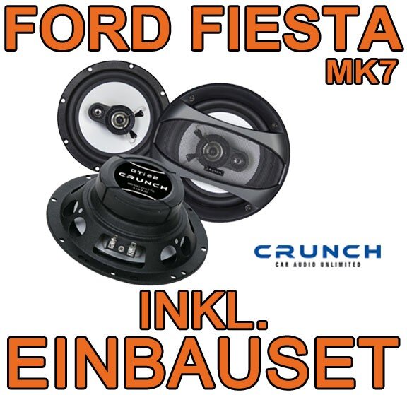 Crunch GTi62 - 16,5cm Triaxsystem für Ford Fiesta MK7 - justSOUND