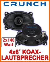 Crunch DSX462 - 4x6 Koax-System - Einbauset passend für Ford Maverick 1 Front Heck - justSOUND