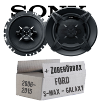 Sony XS-FB1730 - 16,5cm 3-Wege Koax Lautsprecher - Einbauset passend für Ford S- JUST SOUND best choice for caraudio