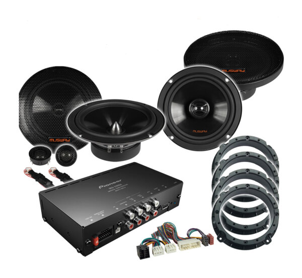 Hyundai i30 i30N by JP | Pioneer / Musway Sound Upgrade PLUS mit Lautsprecher BOXEN Verstärker DSP Adapterringe Kabel