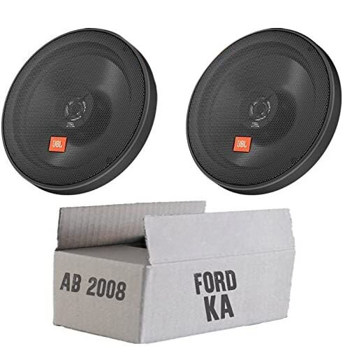 JBL STAGE2 624 | 2-Wege | 16,5cm Koax Lautsprecher - Einbauset passend für Ford KA 2 RU8 - justSOUND