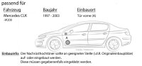Lautsprecher Boxen JBL 16,5cm System Auto Einbausatz - Einbauset passend für Mercedes CLK W208 Front - justSOUND