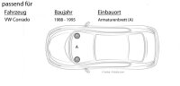 Lautsprecher Boxen JBL Stage2 424 | 2-Wege | 10cm Koax Auto Einbauzubehör - Einbauset passend für VW Corrado Front - justSOUND