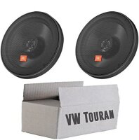 JBL STAGE2 624 | 2-Wege | 16,5cm Koax Lautsprecher - Einbauset passend für VW Touran 1 Front - justSOUND