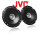 Lautsprecher Boxen JVC CS-J610X - 16,5cm Auto Einbauzubehör 300Watt Koaxe KFZ PKW Paar  - Einbauset passend für Citroen C3 + Pluriel - justSOUND