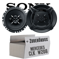 Sony XS-FB1730 - 17cm 3-Wege Lautsprecher Boxen - Einbauset passend für Mercedes CLK W208 Front - justSOUND