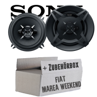 Sony XS-FB1330 - 13cm 3-Wege Koax Lautsprecher - Einbauset passend für Fiat Marea Weekend - justSOUND