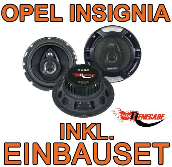 Renegade RX 6.2 - 16,5cm Koax-System für Opel Insignia - justSOUND