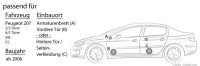 Lautsprecher - JVC CS-J620 - 16,5cm Koaxe für Peugeot 207 - justSOUND
