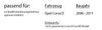 Opel Corsa D silber - Autoradio Radio mit XAV-AX1005DB - 2DIN Bluetooth | DAB+ | Apple CarPlay  | USB - Einbauzubehör - Einbauset
