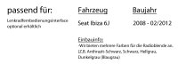 Seat Ibiza 6J 2DIN Anthrazit Schwarz - Autoradio Radio mit XAV-AX1005DB - 2DIN Bluetooth | DAB+ | Apple CarPlay  | USB - Einbauzubehör - Einbauset