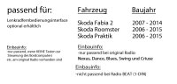 Skoda Fabia 2 Nexus Dance Swing - Autoradio Radio mit...