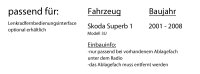 Skoda Superb 1 - Autoradio Radio mit XAV-AX1005DB - 2DIN Bluetooth | DAB+ | Apple CarPlay  | USB - Einbauzubehör - Einbauset