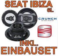 Crunch GTi62 - 16,5cm Triaxsystem für Seat Ibiza 6L...