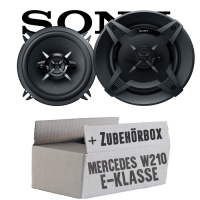 lasse W210 Heck - Sony XS-FB1330 - 13cm 3-Wege Koax Lautsprecher - Einbauset passend für Mercedes E-Klasse JUST SOUND best choice for caraudio