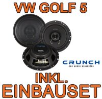 Front - Crunch DSX62- 16,5cm Koaxsystem für VW Golf...