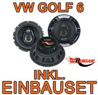 Renegade RX 6.2 - 16,5cm Koax-System für VW Golf 6 - justSOUND