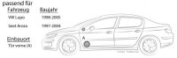 Eton POW 172.2 Compression - 16,5cm 2-Wege System - Einbauset passend für VW Lupo & Seat Arosa vorne - justSOUND