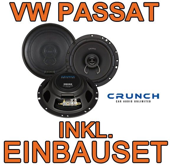 Crunch DSX62- 16,5cm Koaxsystem für VW Passat 3B & 3BG - justSOUND