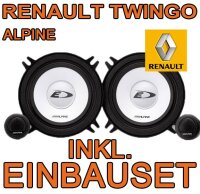 Lautsprecher Tür - Alpine SXE-1350s - 13cm Komposystem für Renault Twingo 1 Facelift - justSOUND