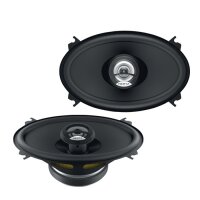 Hertz DCX 460.3 - 10cm x 15cm (4x6 Zoll) Oval Koax Lautsprecher - Einbauset passend für Fiat Doblo 223 Heck - justSOUND