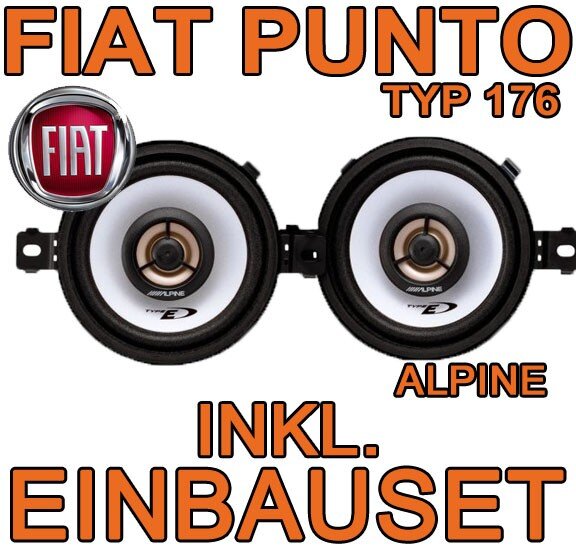 Alpine SX0825 Armaturenbrett-Lautsprecher für Fiat Punto 1 - justSOUND