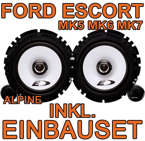 Lautsprecher - Alpine SXE-1350S - 13cm Komposystem für Ford Escort- JUST SOUND best choice for caraudio