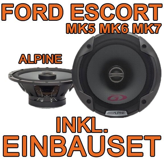 Ford Escort - Lautsprecher - Alpine SPG-13C2 - 2-Wege Koax-System