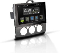 Radical R-C10FD1 mit 10.1“ Touchscreen | Autoradio passend für Ford Focus II (manuelle Klima) mit 7.1 Android OS | vorbereitet für Navigation | FM Radio Bluetooth USB EasyConnect