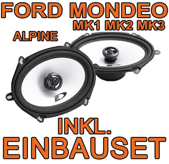 Alpine SXE-5725S - 5x7 Koax-System für Ford Mondeo Mk1, Mk2 & Mk3 - justSOUND