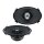 Hertz DCX 460.3 - 10cm x 15cm (4x6 Zoll) Oval Koax Lautsprecher - Einbauset passend für Ford Probe Heck oval - justSOUND