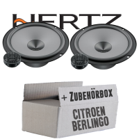 Hertz K 165 - KIT - 16,5cm Lautsprecher Komposystem - Einbauset passend für Citroen Berlingo 1 - justSOUND