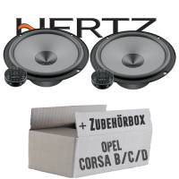Hertz K 165 - KIT - 16,5cm Lautsprecher Komposystem - Einbauset passend für Opel Corsa B/C/D - justSOUND