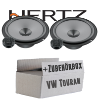 Hertz K 165 - KIT - 16,5cm Lautsprecher Komposystem - Einbauset passend für VW Touran 1 Heck - justSOUND