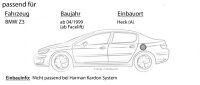 Lautsprecher Boxen Kenwood KFC-S1056 - 10cm Koax Auto Einbauzubehör - Einbauset passend für BMW Z3 - justSOUND