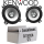 Lautsprecher Boxen Kenwood KFC-S1056 - 10cm Koax Auto Einbauzubehör - Einbauset passend für Citroen C1 - justSOUND
